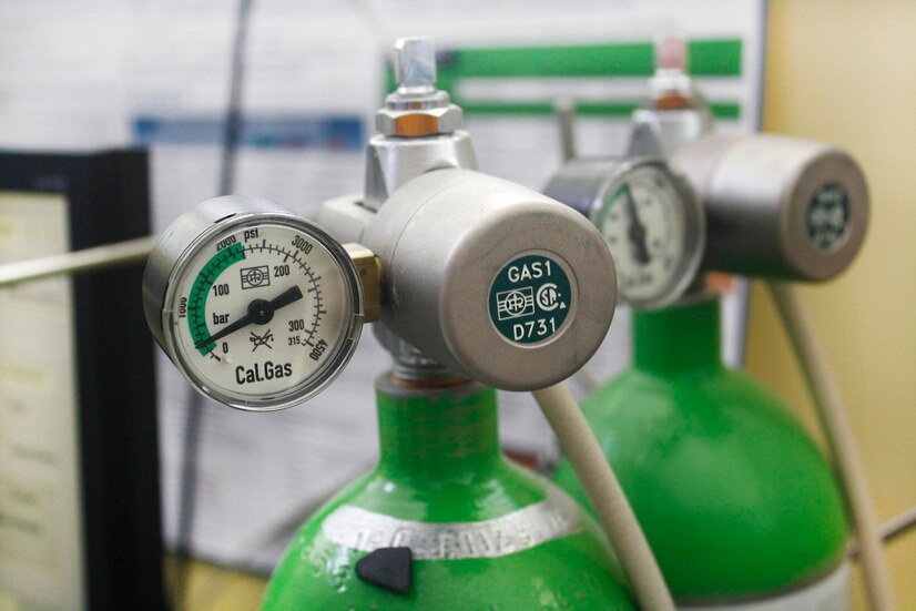 gases medicinales botella
